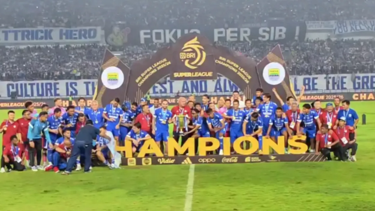 Persib Bandung Segel Gelar Juara BRI Super League 2025/2026 Usai Ditahan Imbang Persijap