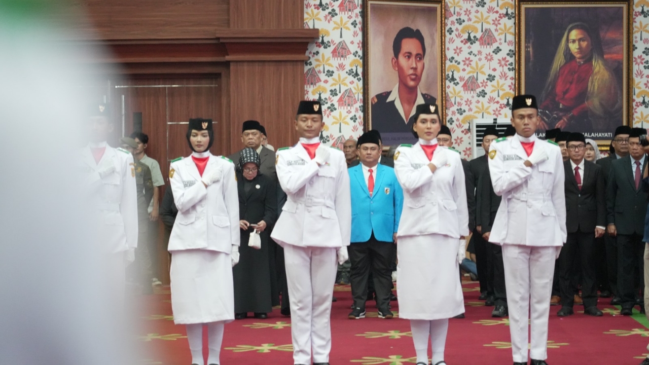 Resmi Dikukuhkan, Paskibraka Kabupaten Bogor Siap Bertugas di HUT RI ke-81