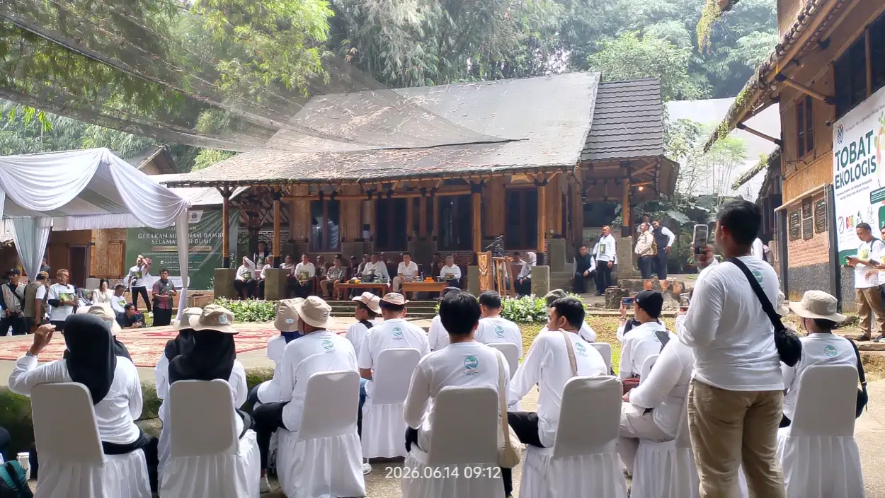 Hadiri Sarasehan di Muara Beres, Menteri LH Moh. Jumhur Hidayat Gaungkan Gerakan 'Tobat Ekologis' dari Kabupaten Bogor