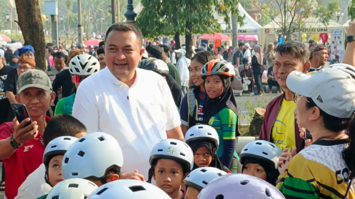 Bupati Bogor Ajak Warga Hidup Sehat Sekaligus Borong Produk UMKM di CFD Cibinong