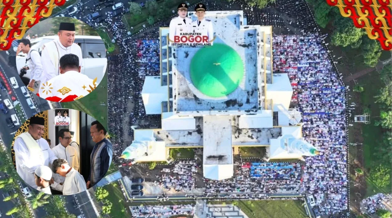 Bupati Bogor Laksanakan Shalat Idul Adha 1447 H di Masjid Baitul Faidzin Bersama Masyarakatnya