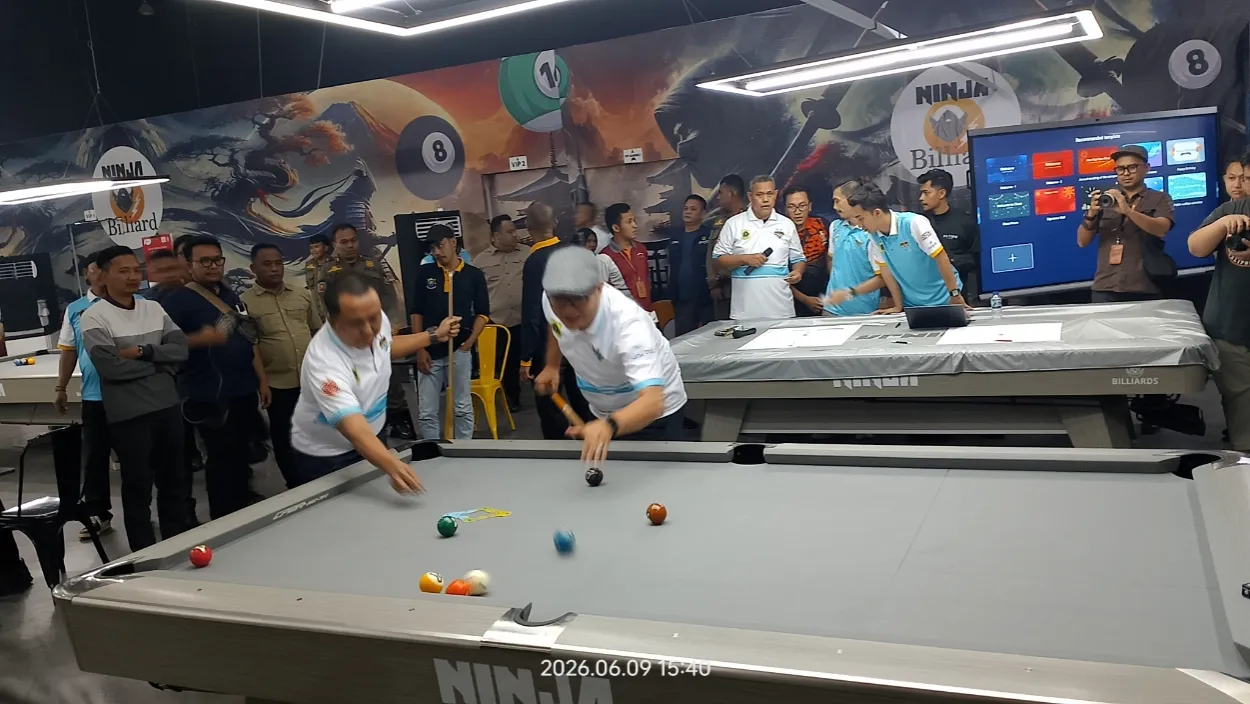 Sambut HJB ke-544, Ratusan ASN Kabupaten Bogor Adu Akurasi di Turnamen Biliar Bupati Cup 2026