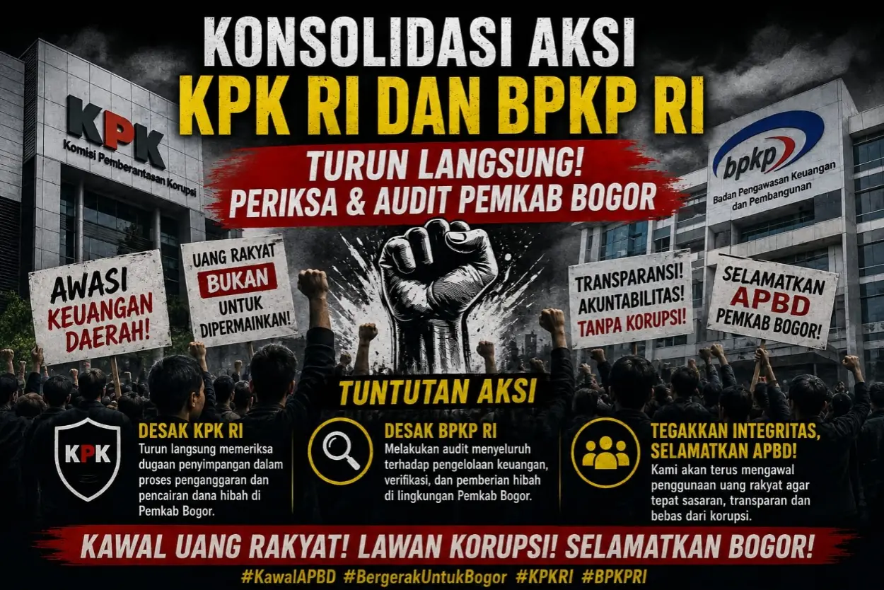 Antisipasi Penyimpangan; GMPB Minta KPK Dan BPKP Audit Dana Hibah KNPI Kabupaten Bogor