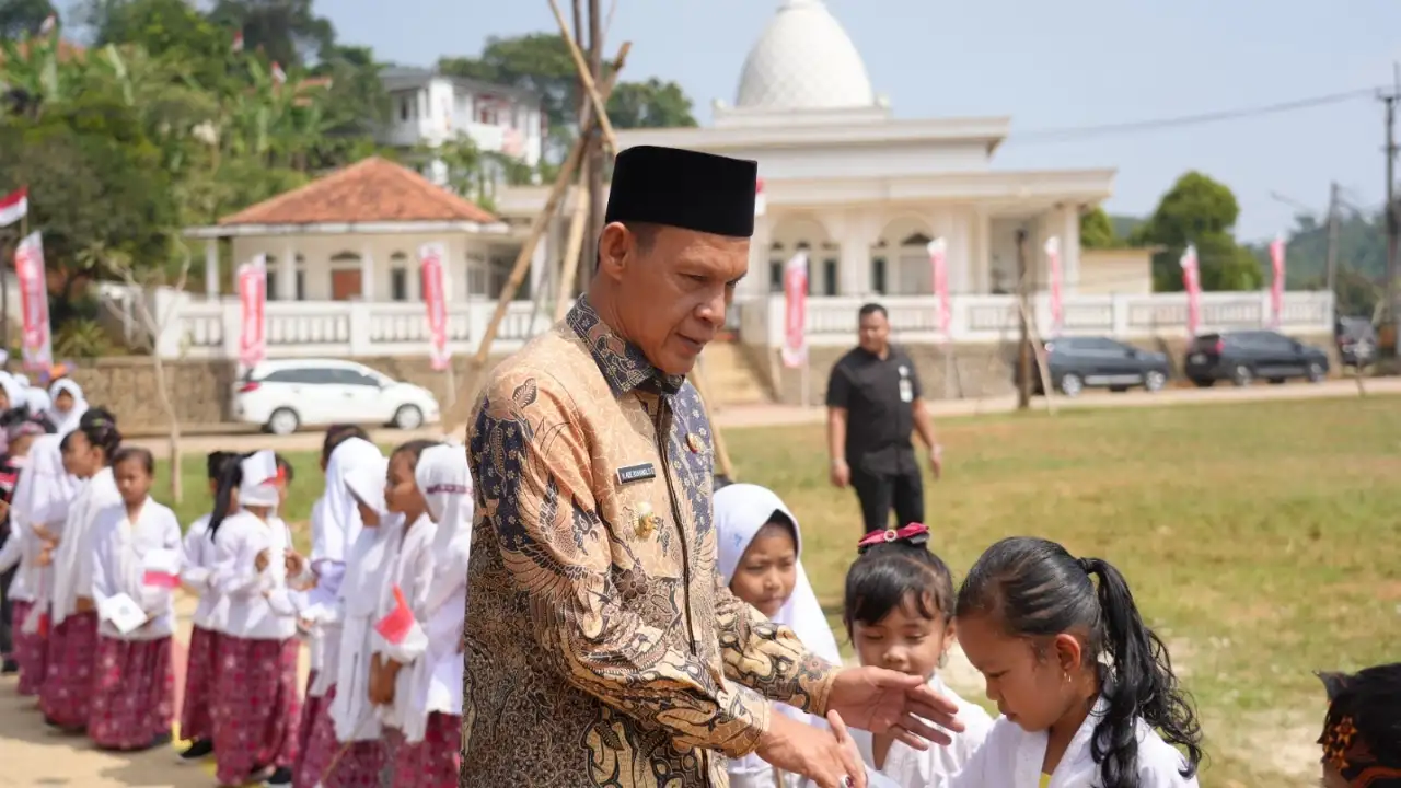 Pemkab Bogor Resmikan Renovasi SDN 01 Cileuksa, Begini Kata Wakil Bupati Bogor!!