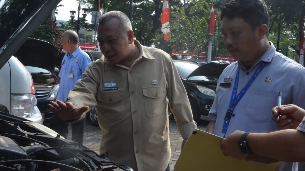 Diskominfo Kabupaten Bogor Gelar Apel Kendaraan Dinas, Pastikan Aset Layak Jalan demi Pelayanan Publik
