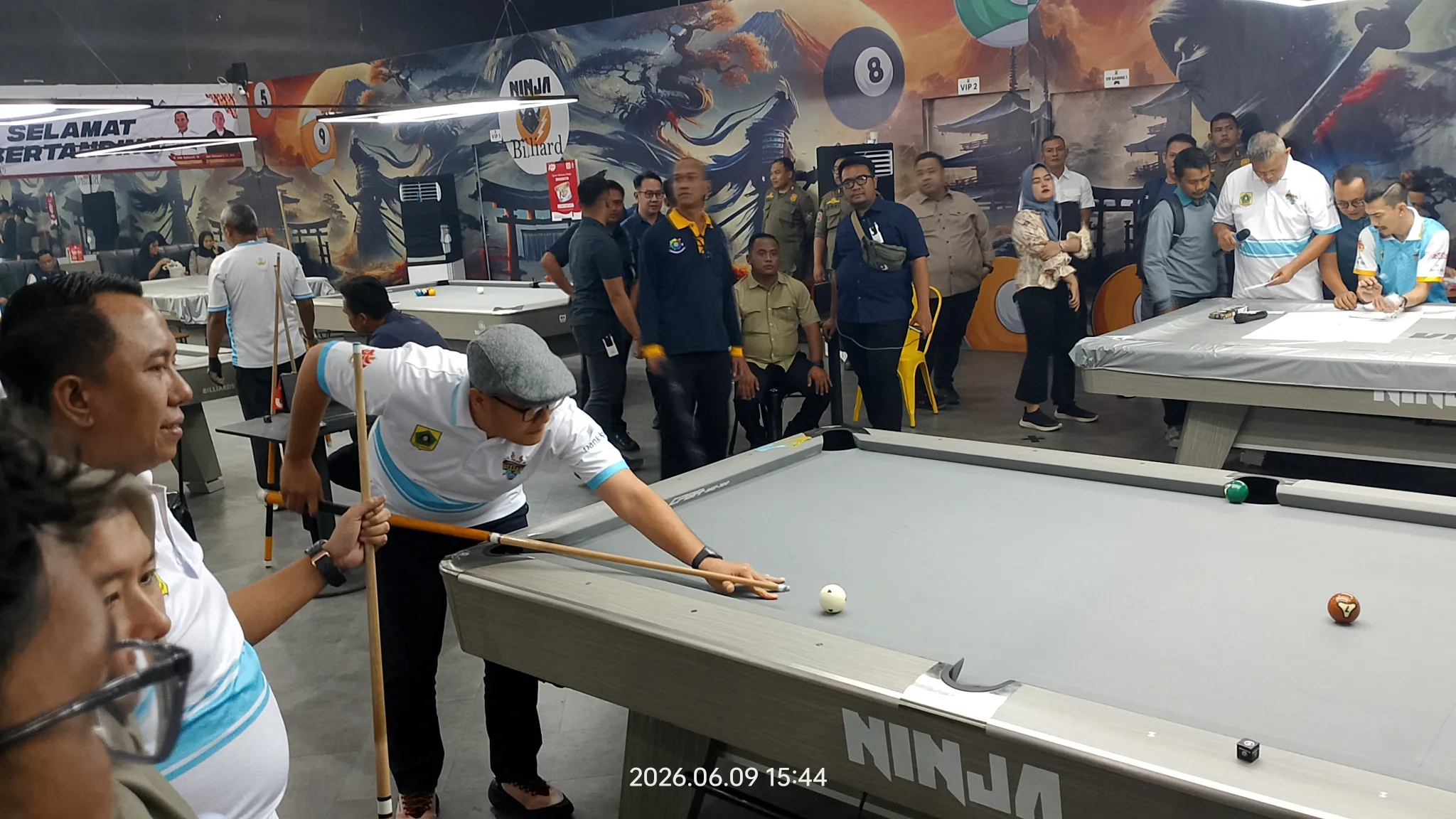 Ketua DPRD Kabupaten Bogor Sastra Winara Apresiasi Turnamen Biliar Bupati Cup 2026
