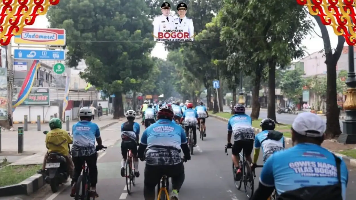 Sambut HJB ke-544, Sekda Kabupaten Bogor Lepas Ratusan Peserta Gowes Napak Tilas ke Malasari