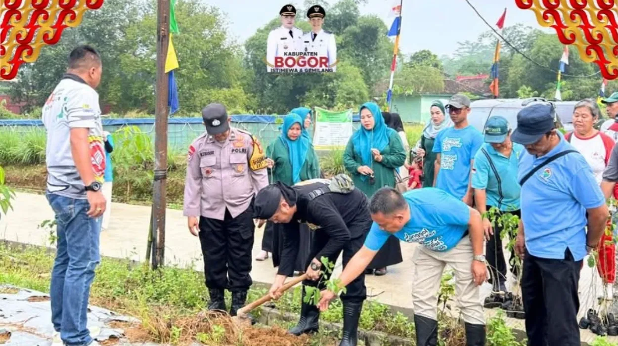 Sambut HJB ke-544, Pemerintah dan Warga Kompak Gelar Aksi Bersih dan Tanam Ribuan Pohon di Jonggol