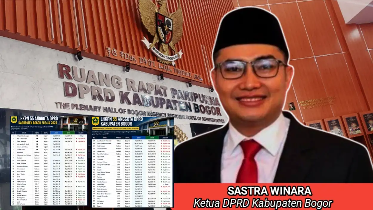 Kalah Tajir dari Anggota Legislatif Lain, Kekayaan Ketua DPRD Kabupaten Bogor Sastra Winara Berada di Kelas Bawah